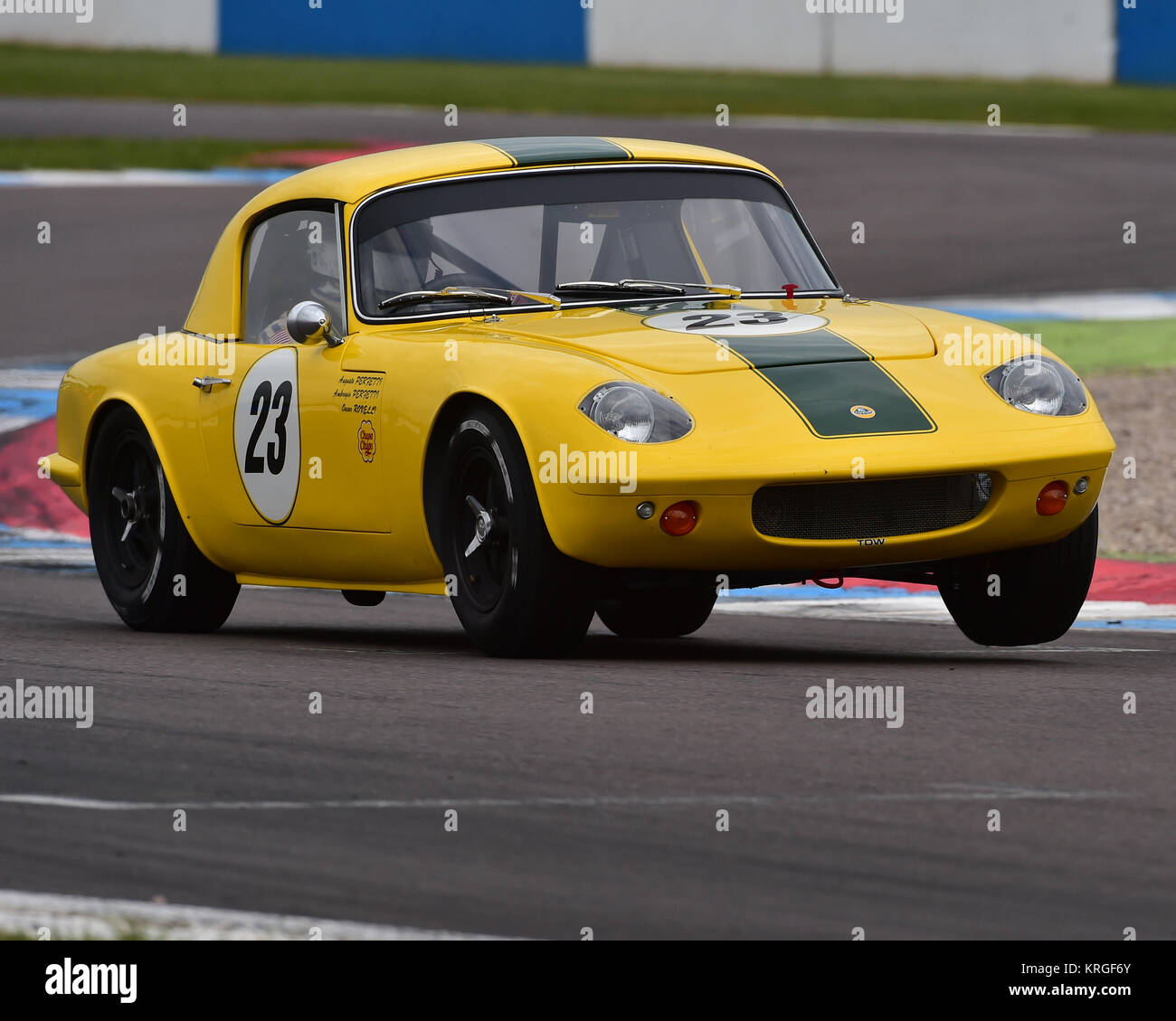 Augusto Perfetti, Ambrogio Perfetti, Lotus Elan 26R, 1000Km, pré-73, prototype, Touring et GT, Donington Festival historique, 2017, sport automobile, Banque D'Images