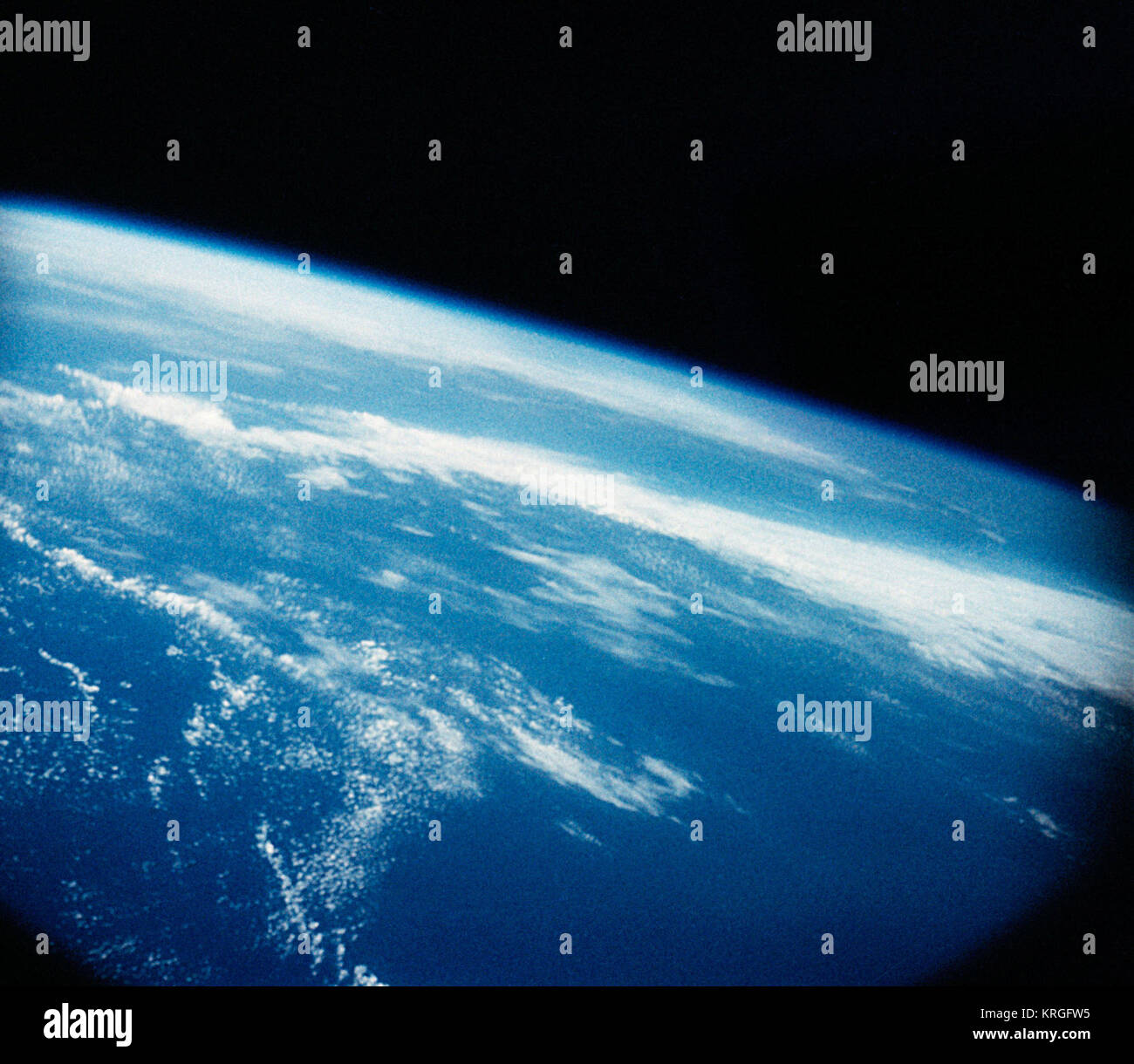 20120522144425 !Mercury-Redstone 3 - observation de la Terre - S61-01918 - cut Banque D'Images