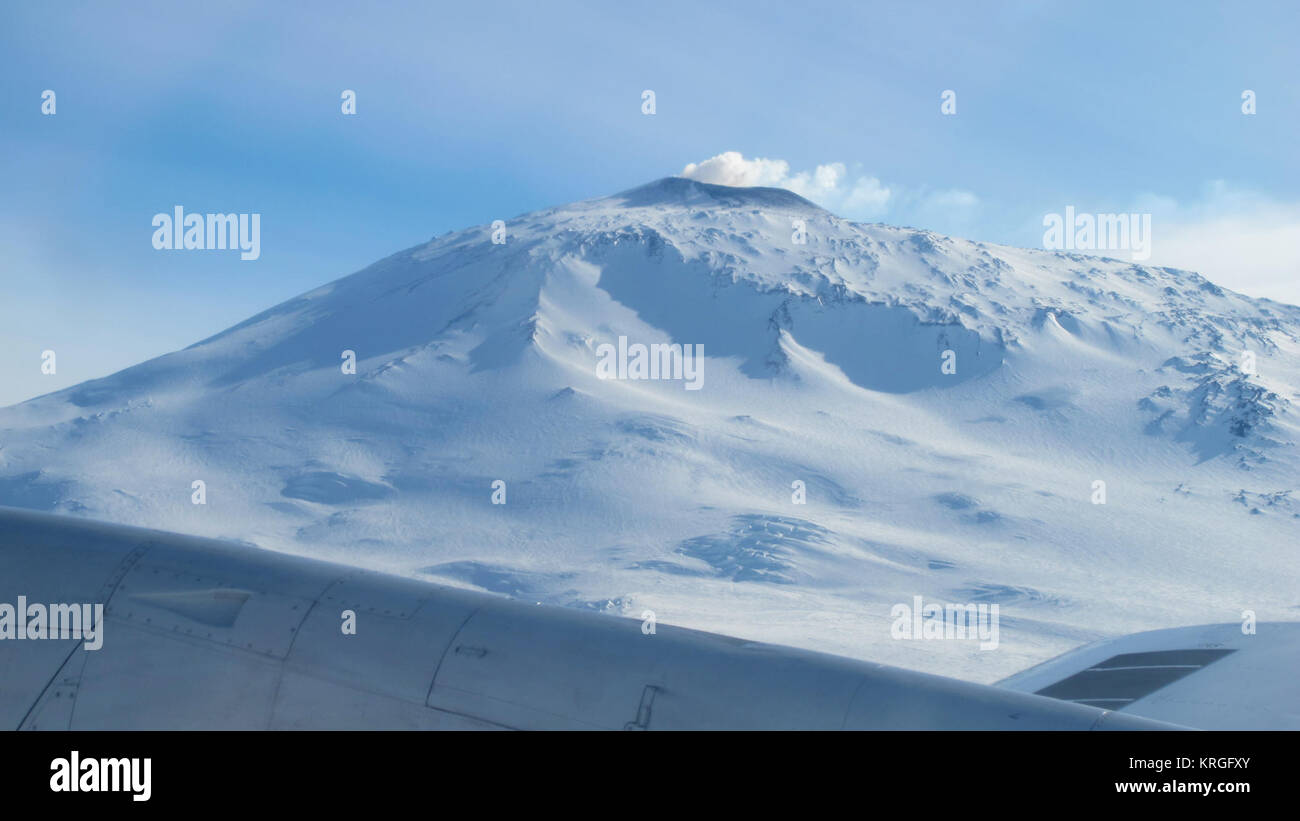 Mont Erebus Volcan antarctique Banque D'Images