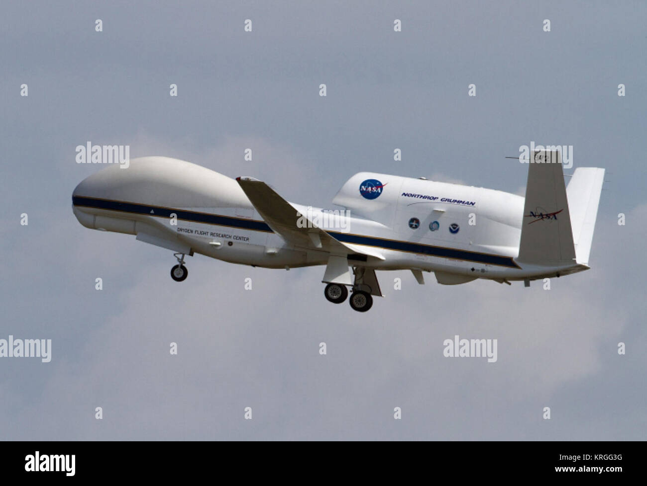 NASA27s Le Global Hawk avion sans pilote projet célébré un jalon de vol Banque D'Images
