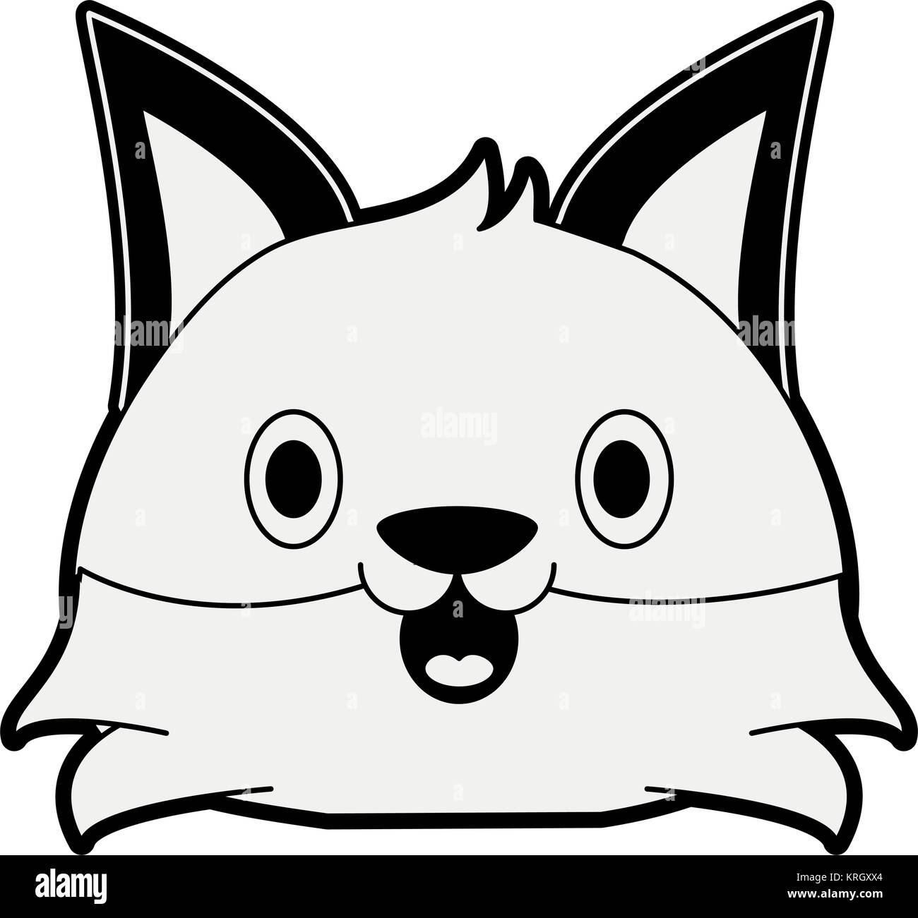 Cute Cartoon Fox Image Vectorielle Stock Alamy Cute Cartoon Fox Image Vectorielle Stock Alamy
