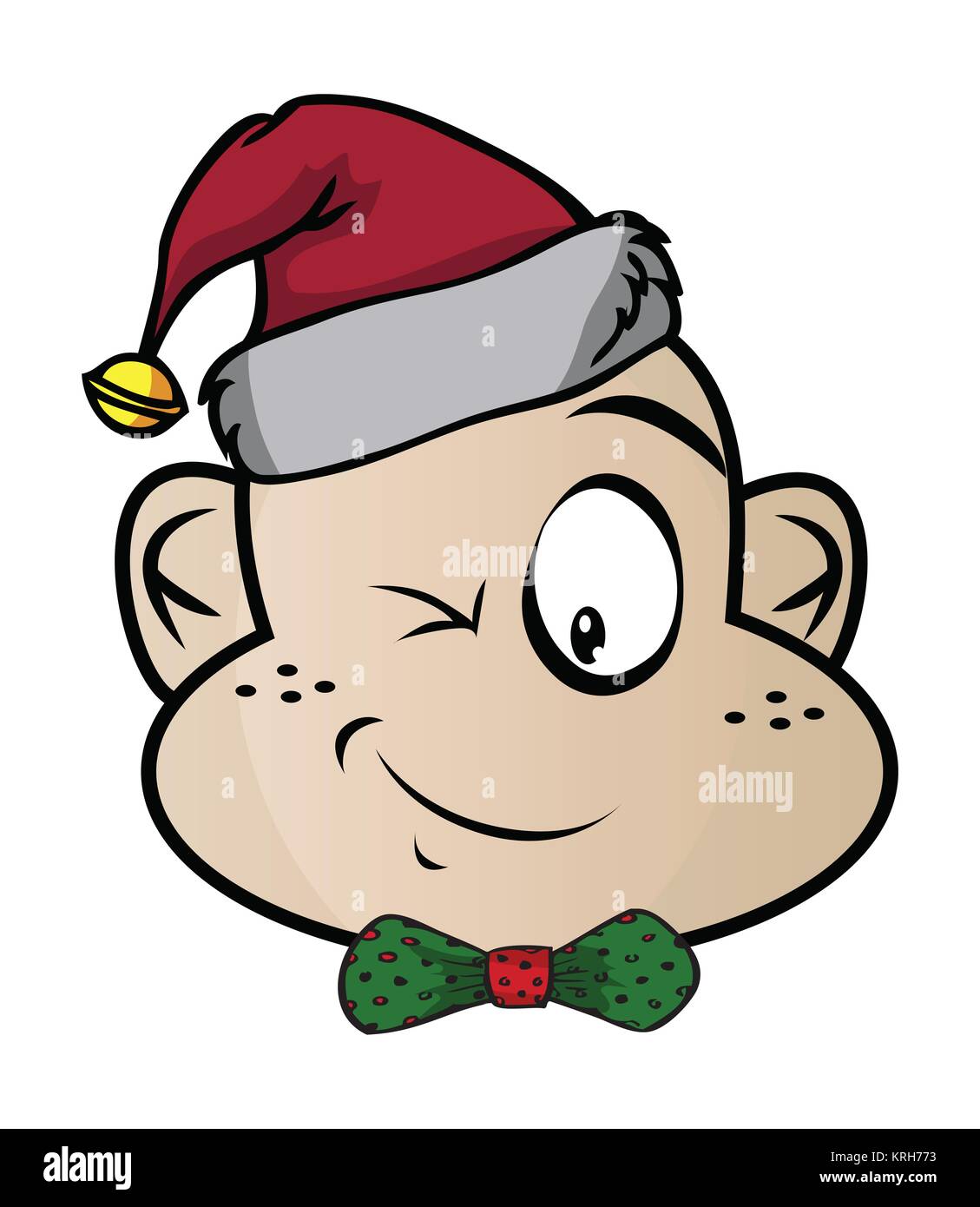 Caractères de l'expression drôle Elf Banque D'Images