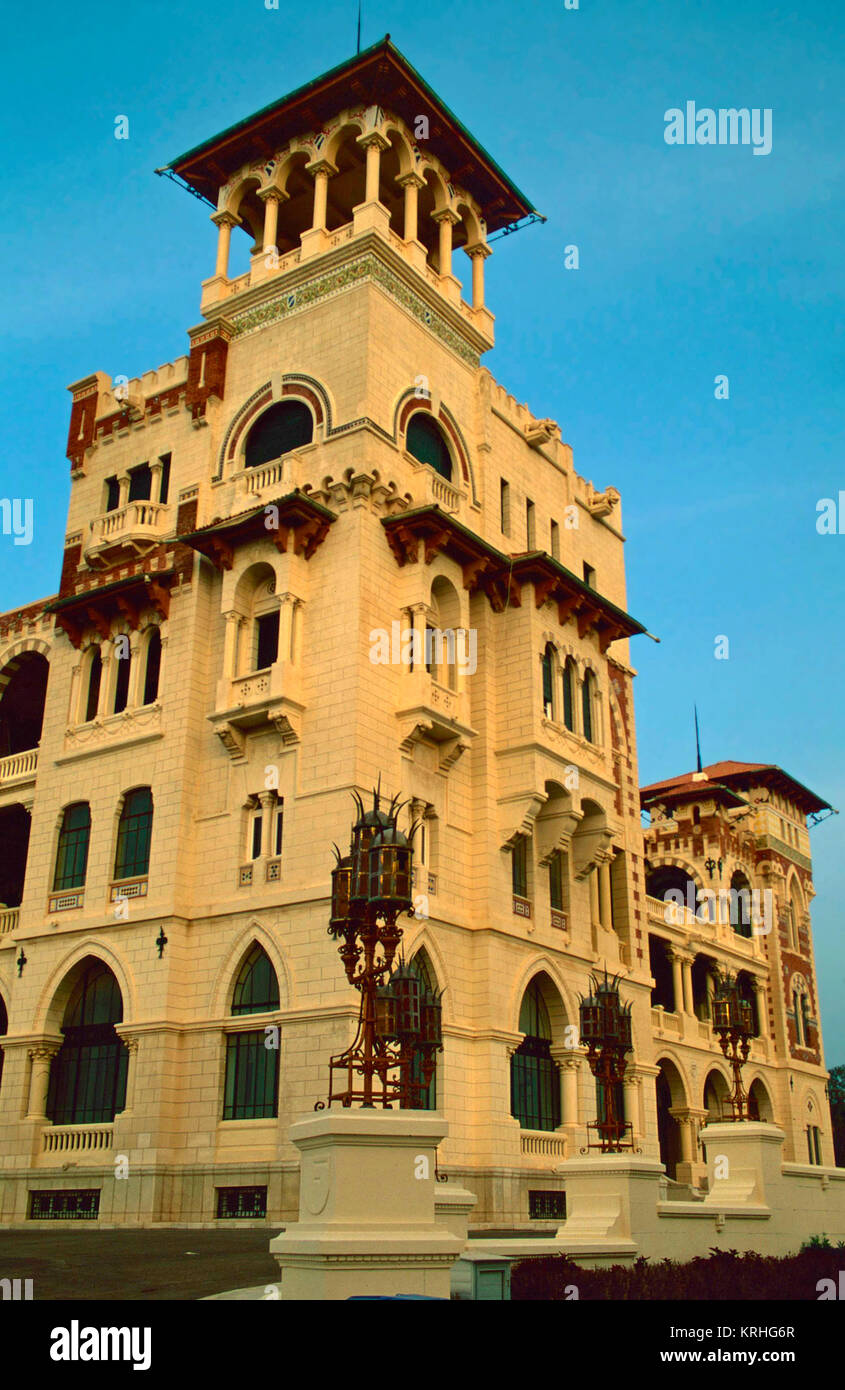 Al-Haramlik palais du roi Farouk I,Alexandrie, Egypte Banque D'Images