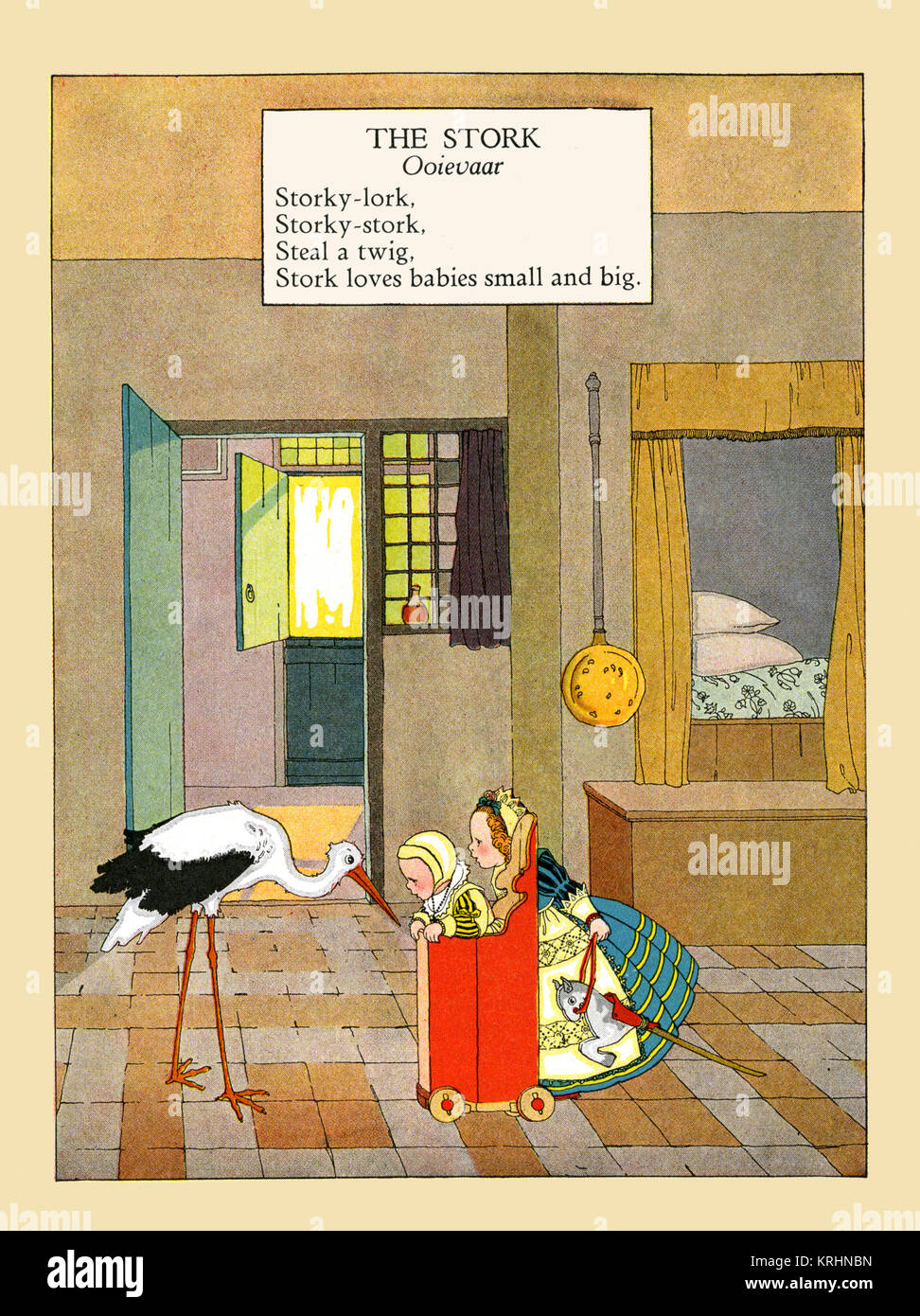 La cigogne Banque D'Images