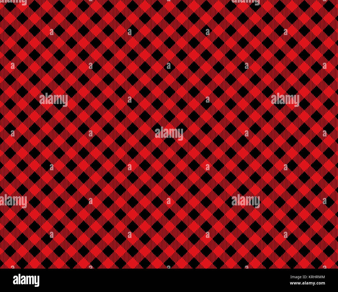Tischdeckenmuster diagonales mit roten und schwarzen Karos als Hintergrund traditioneller Banque D'Images