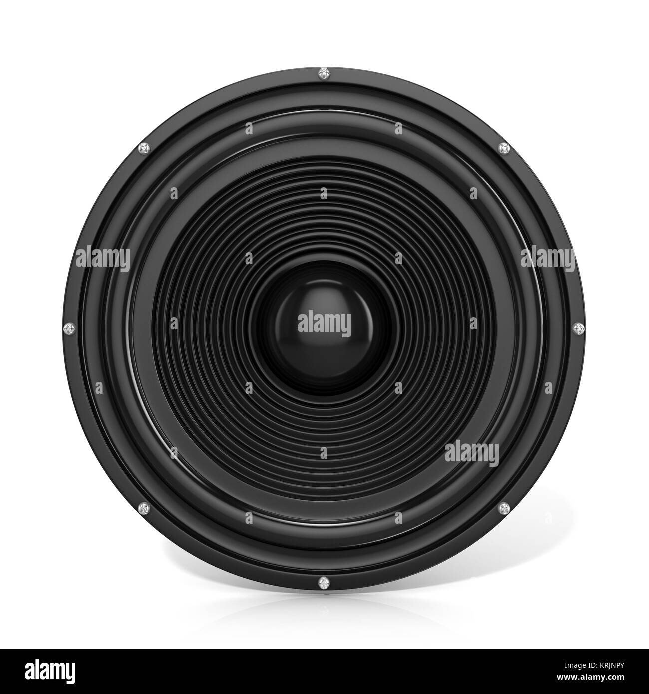 Rendu 3D illustration du haut-parleur Banque D'Images