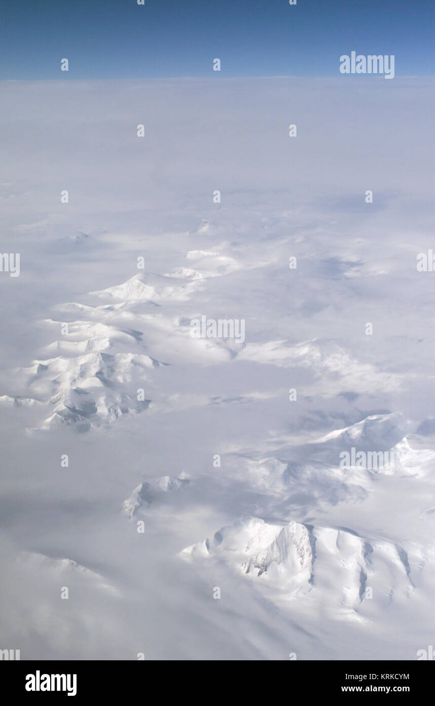 Larsen Ice Shelf photo prise fom un DC-8 de la NASA Banque D'Images