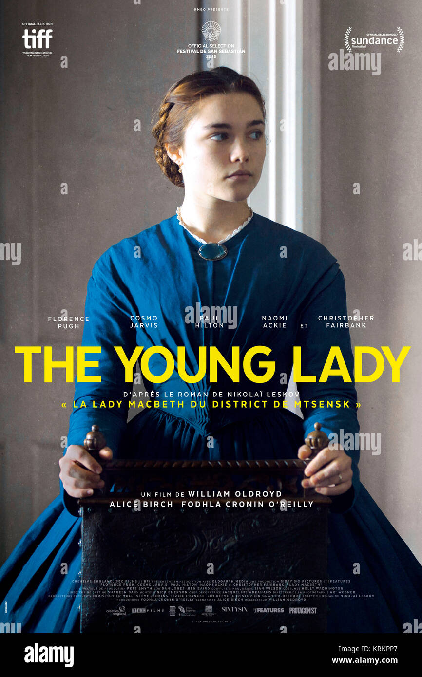 DATE DE SORTIE : Juillet 14, 2017 Title : Lady Macbeth STUDIO : BBC Films Réalisateur : William Oldroyd PLOT : en 19ème siècle l'Angleterre rurale, une jeune mariée qui a été vendu en le mariage découvre un désir irrépressible en elle alors qu'elle entre dans une affaire avec un travailleur sur son domaine. Avec : FLORENCE PUGH comme art de l'affiche Katherine (crédit Image : © BBC Films/Photos) Banque D'Images