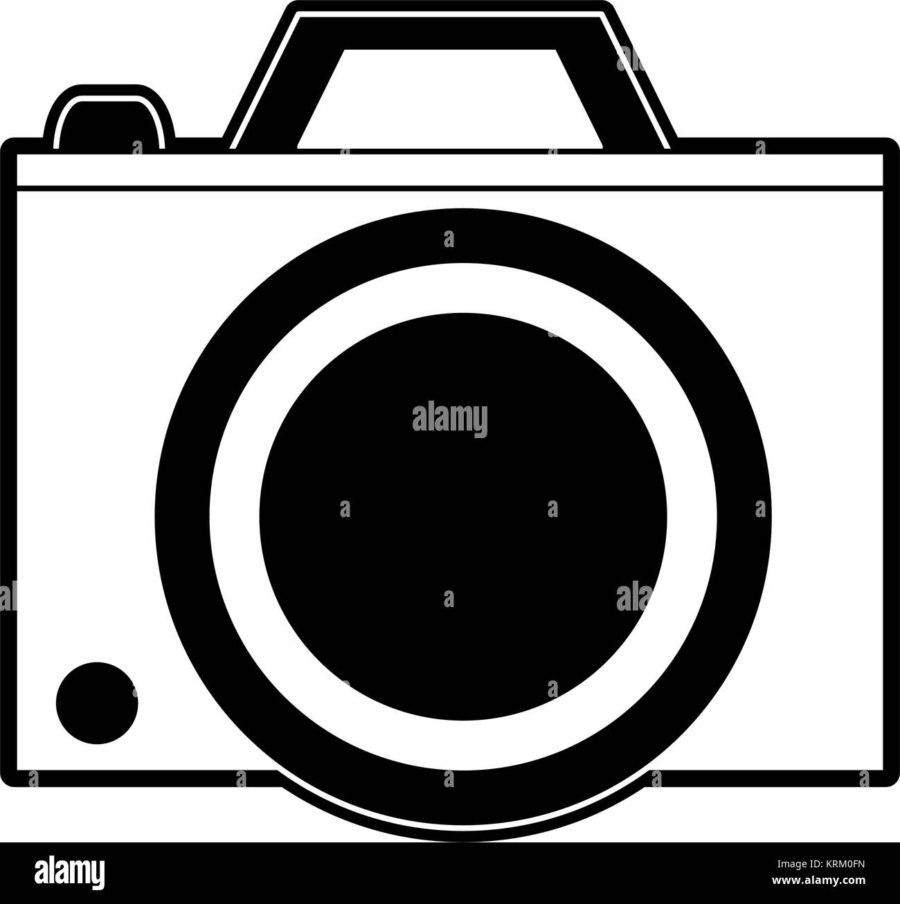 Appareil photographique isolated Illustration de Vecteur