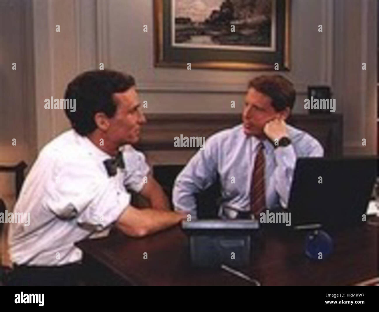 Bill Nye et Al Gore Banque D'Images