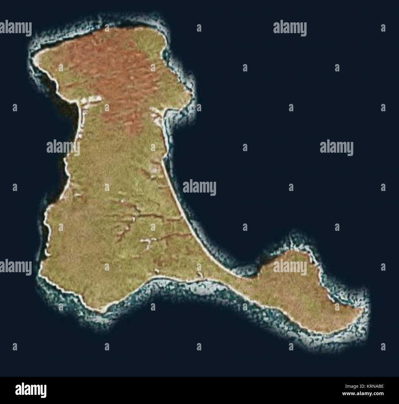 Pushkaryova - Landsat Banque D'Images