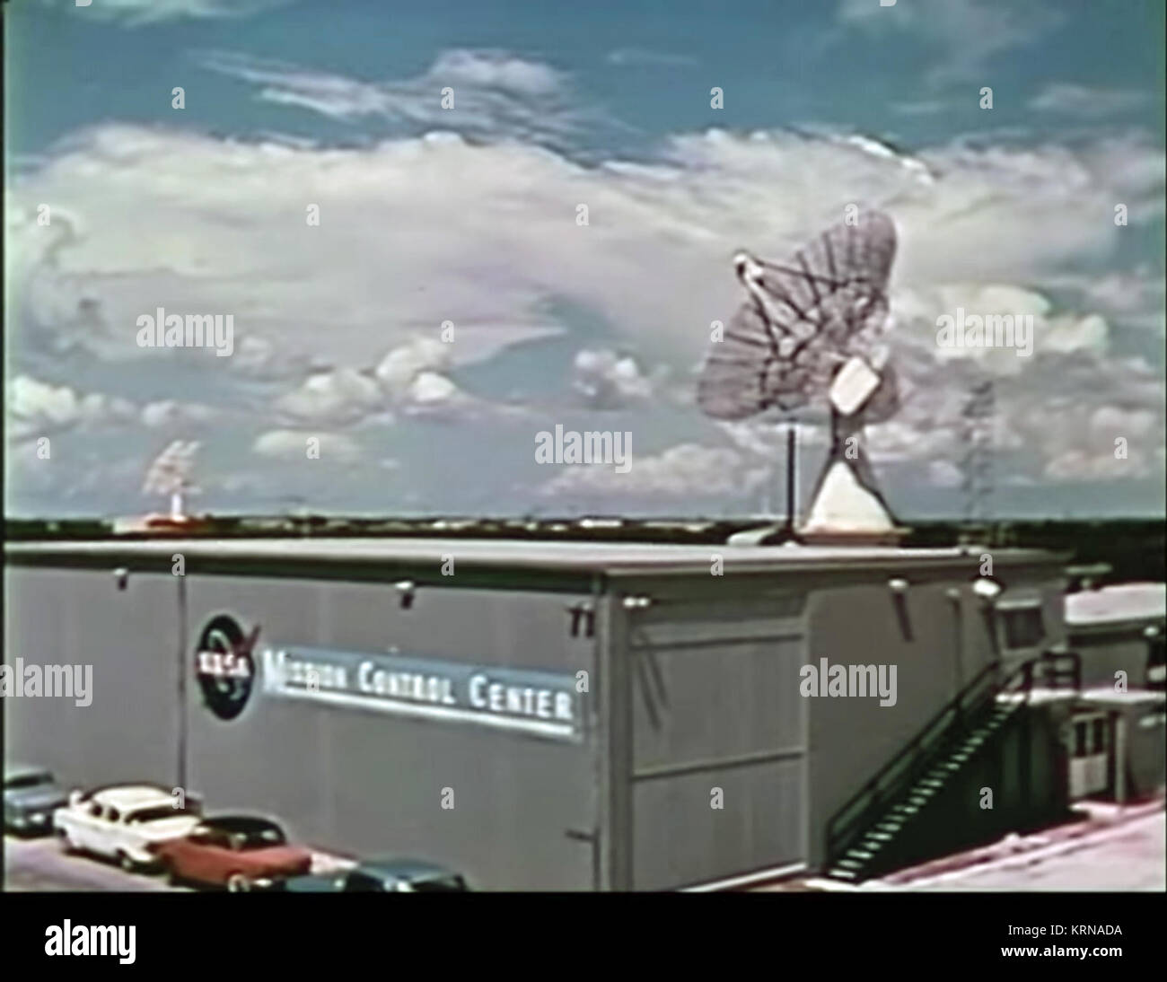 Centre de contrôle de mission de la NASA, Cape Canaveral 1965 Banque D'Images