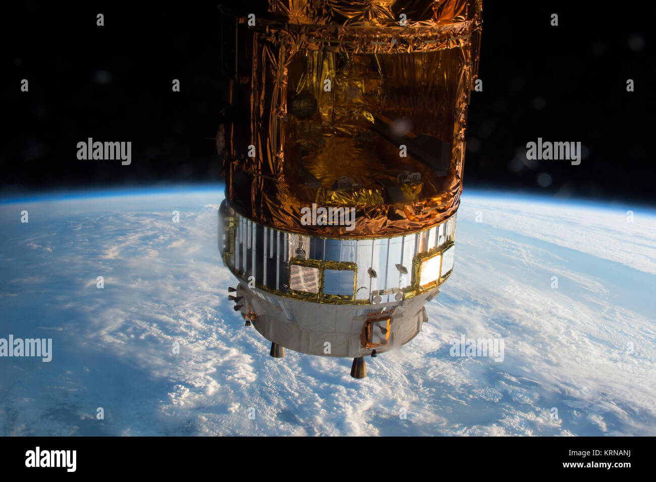 ISS-50 HTV-6 amarré à vide ISS Banque D'Images