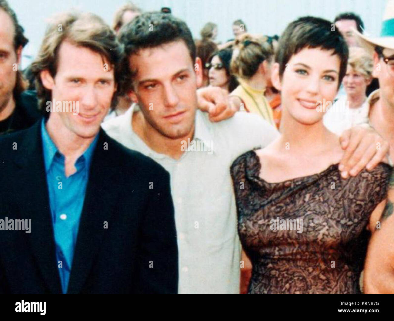 Bay Affleck Tyler à JFK Space Center Armageddon premiere 28cropped29 Banque D'Images Bay Affleck Tyler à JFK Space Center Armageddon premiere 28cropped29 Banque D'Images