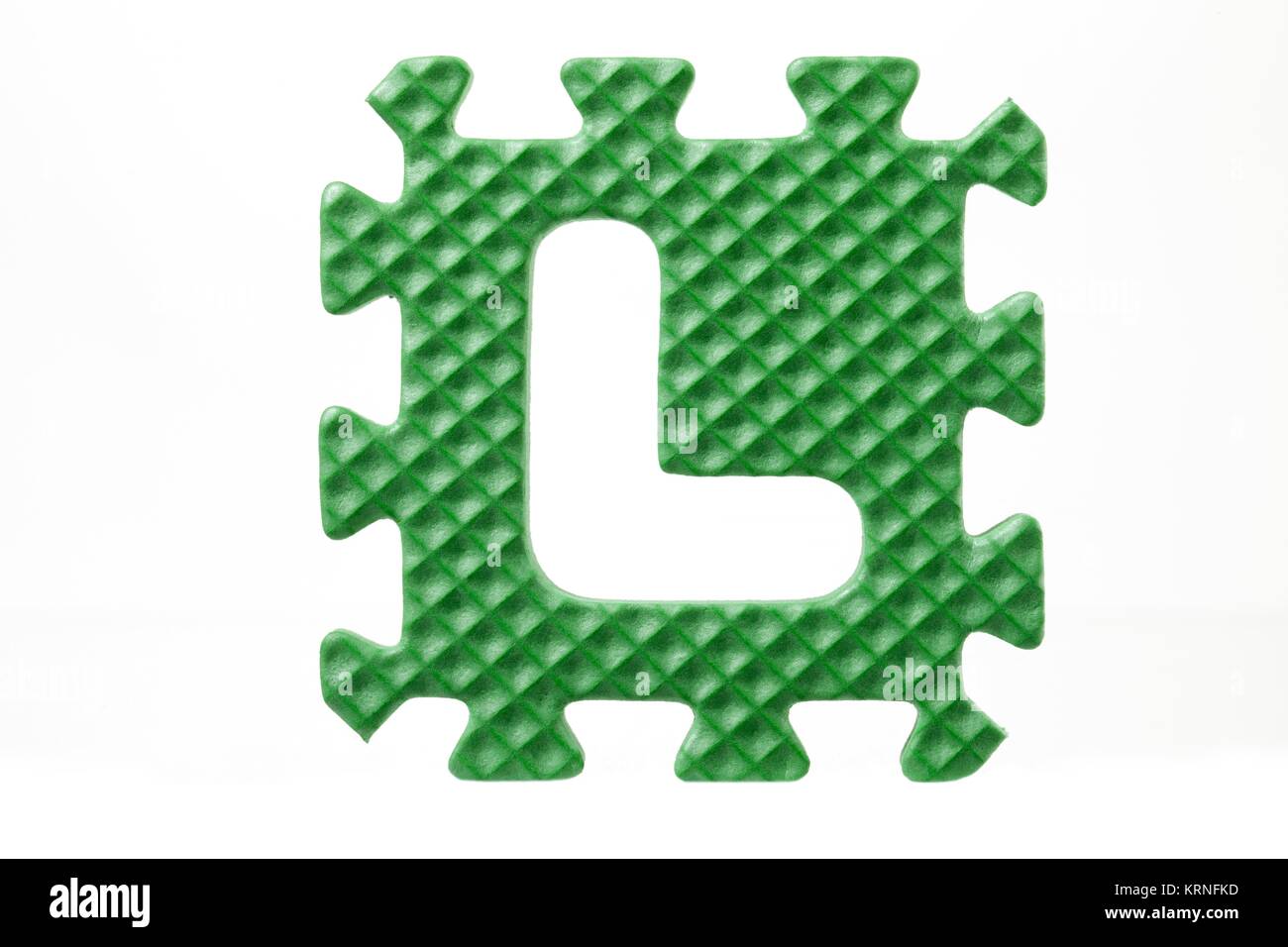 Lettre l'alphabet en mousse Banque D'Images