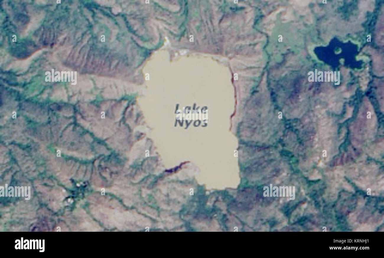 Lake Nyos Banque De Et D Images Haute R Solution Alamy Lac Nyos Landsat De 2014 28cropped29 Krnhj1 