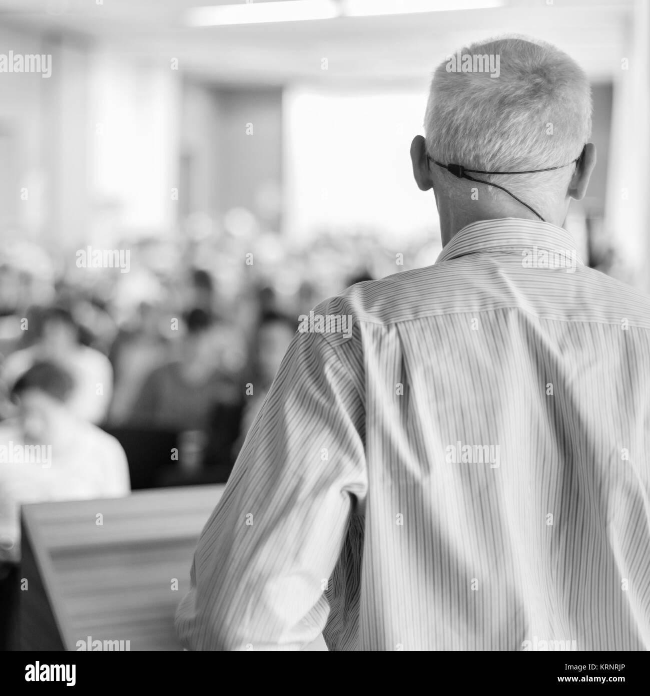 Le président de conférence d'affaires et présentation. Banque D'Images