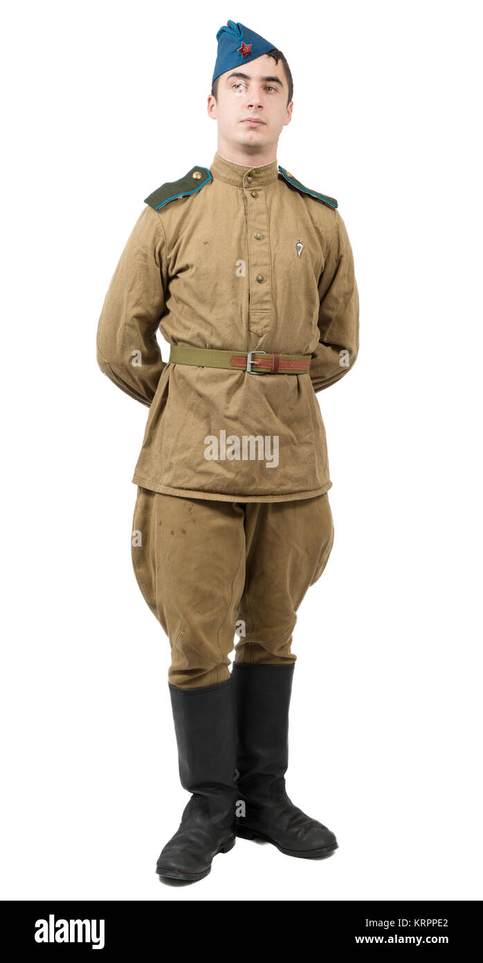 Calot Russe PILOTKA Armée Soviétique URSS - Taille 55, Vert, Brodé - Neuf Sans étiquette
