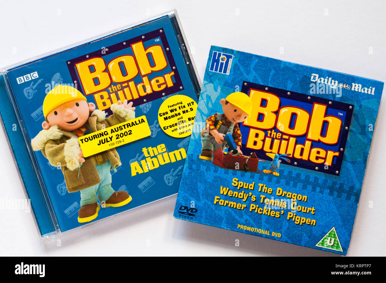 Bob le bricoleur pour enfants DVD et l'album CD set sur fond blanc Photo  Stock - Alamy