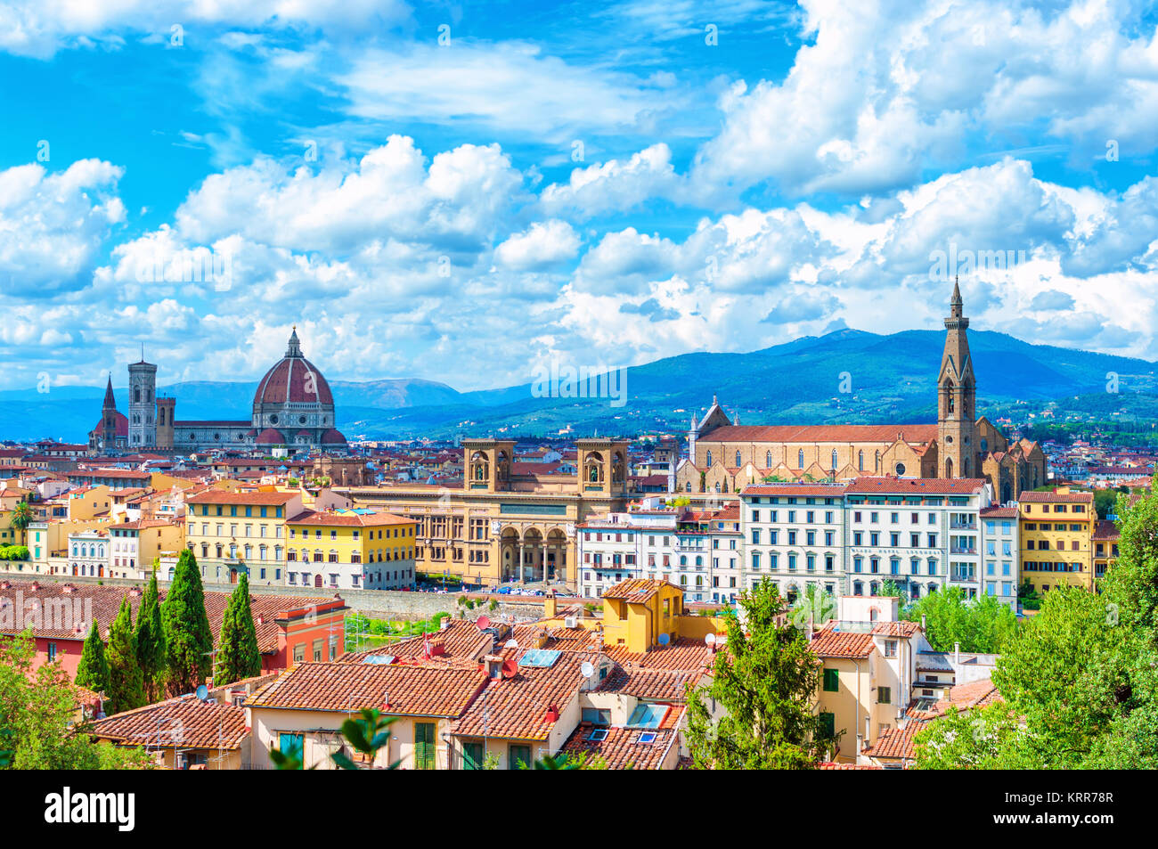 Florence (Firenze) cityscape, Italie Banque D'Images