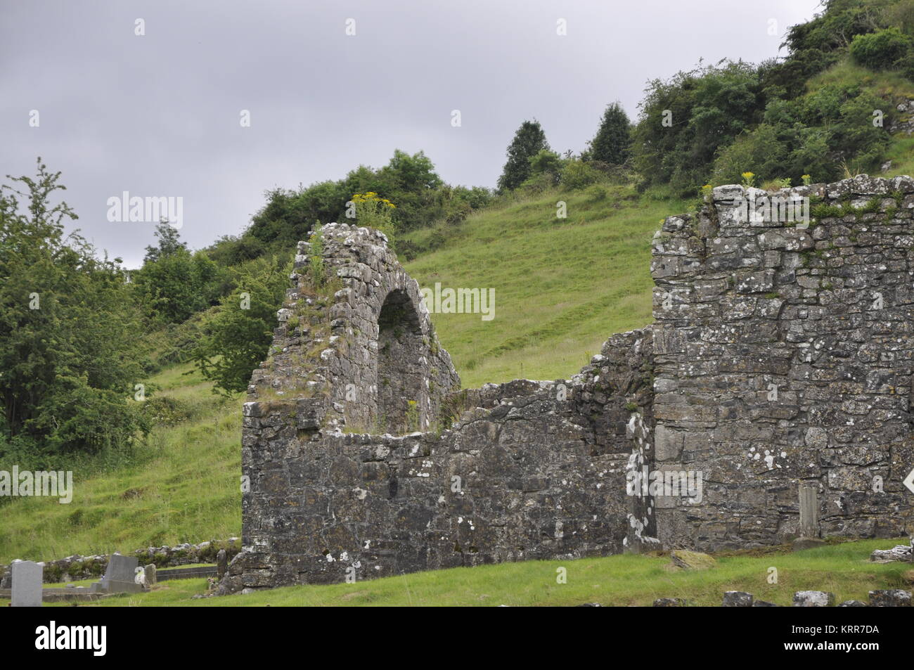 L'église en ruine, l'Irlande Banque D'Images