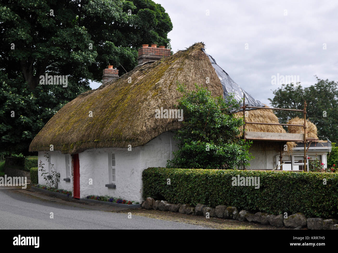 Chalet traditionnel, l'Irlande Banque D'Images