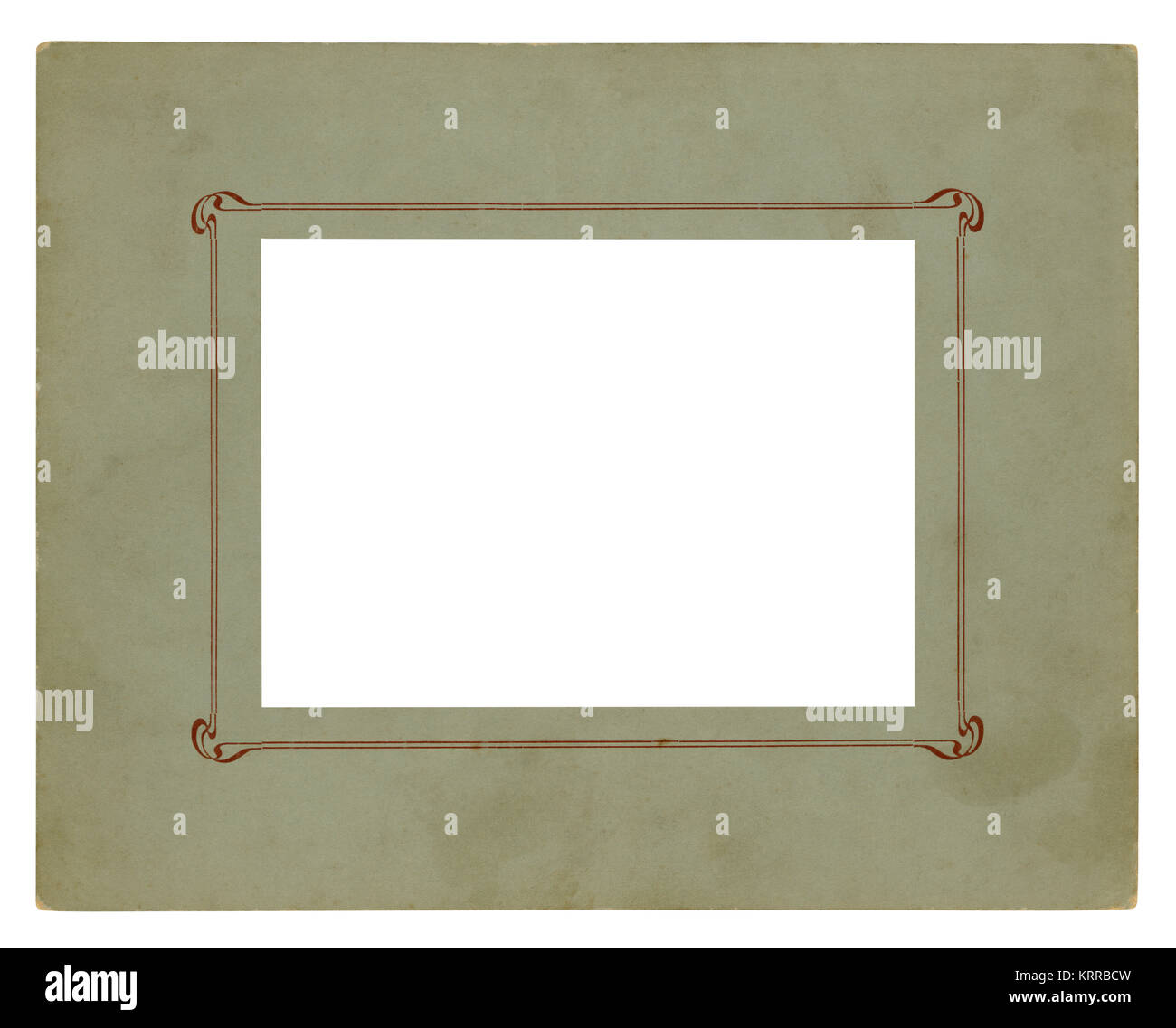 Vintage photo frame - isolé (clipping path) Banque D'Images