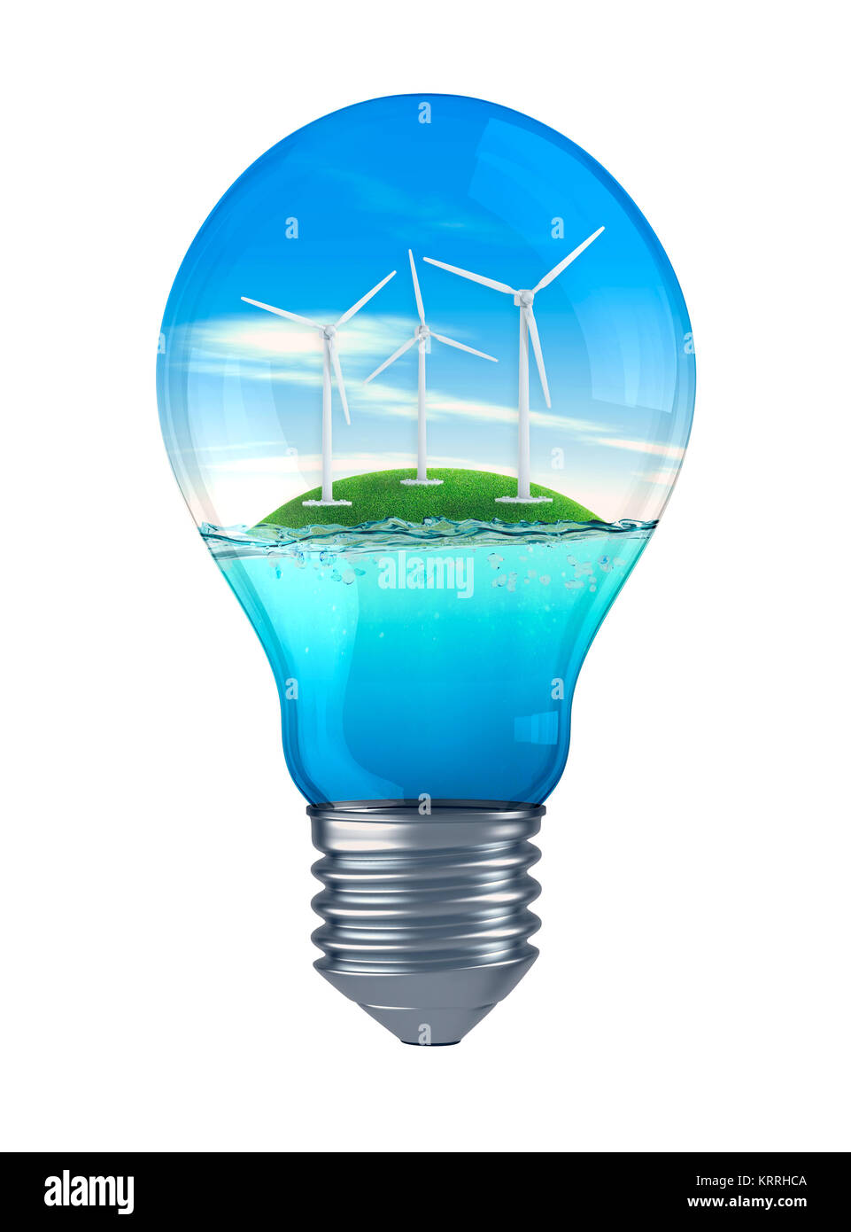 Concept de l'énergie durable Banque D'Images
