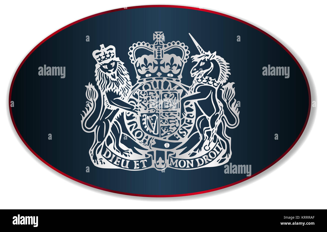 Armoiries de l'United Kingdom Banque D'Images