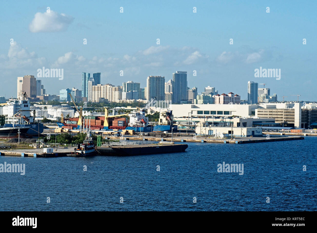 Ft. Lauderdale, Floride, d'horizon. Banque D'Images