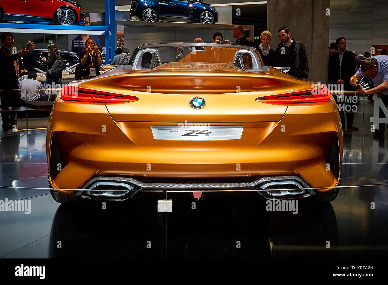 Francfort, Allemagne - le 12 septembre 2017 : 2017 BMW Z4 Concept présenté sur le 67-ème Salon International de l'Automobile de Francfort (IAA) dans le parc des expositions Messe Frankfurt Banque D'Images