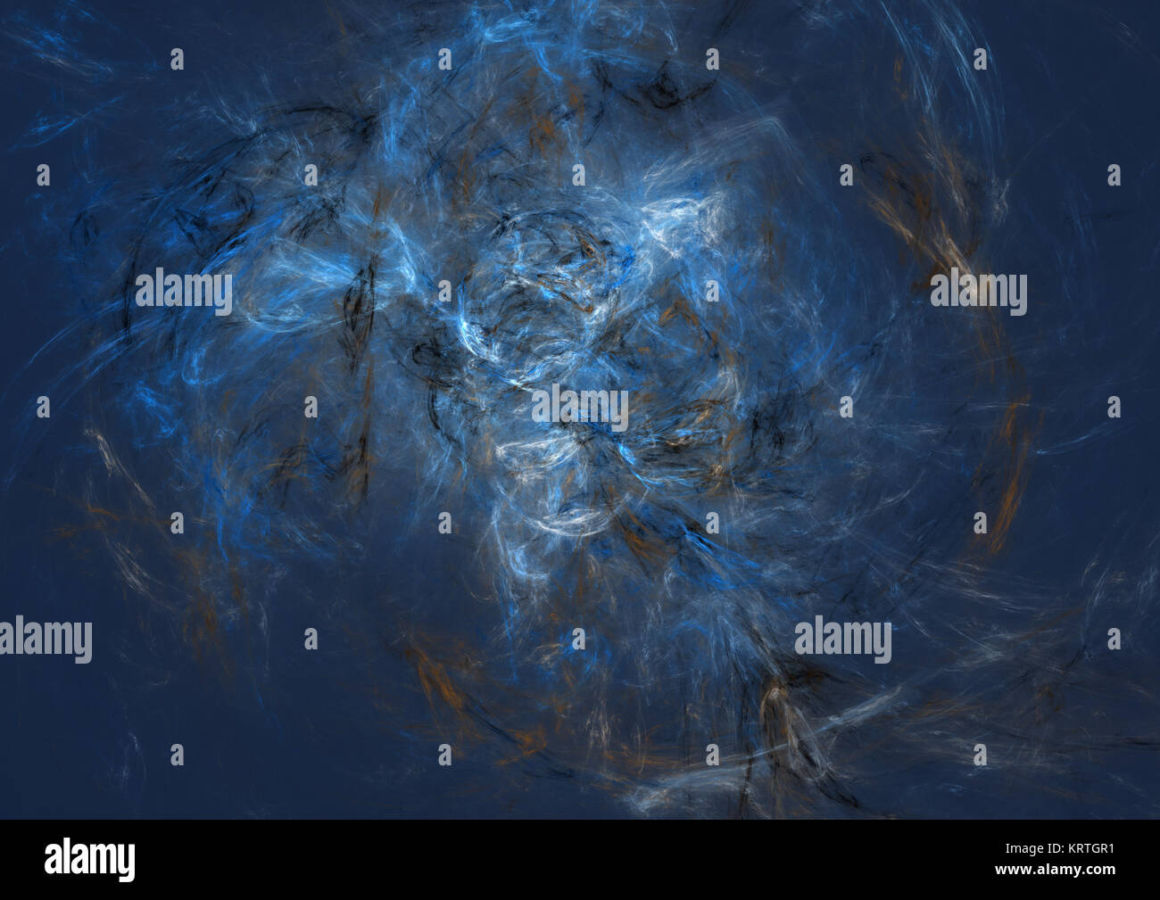 Flamme fractale, abstract digital image Banque D'Images