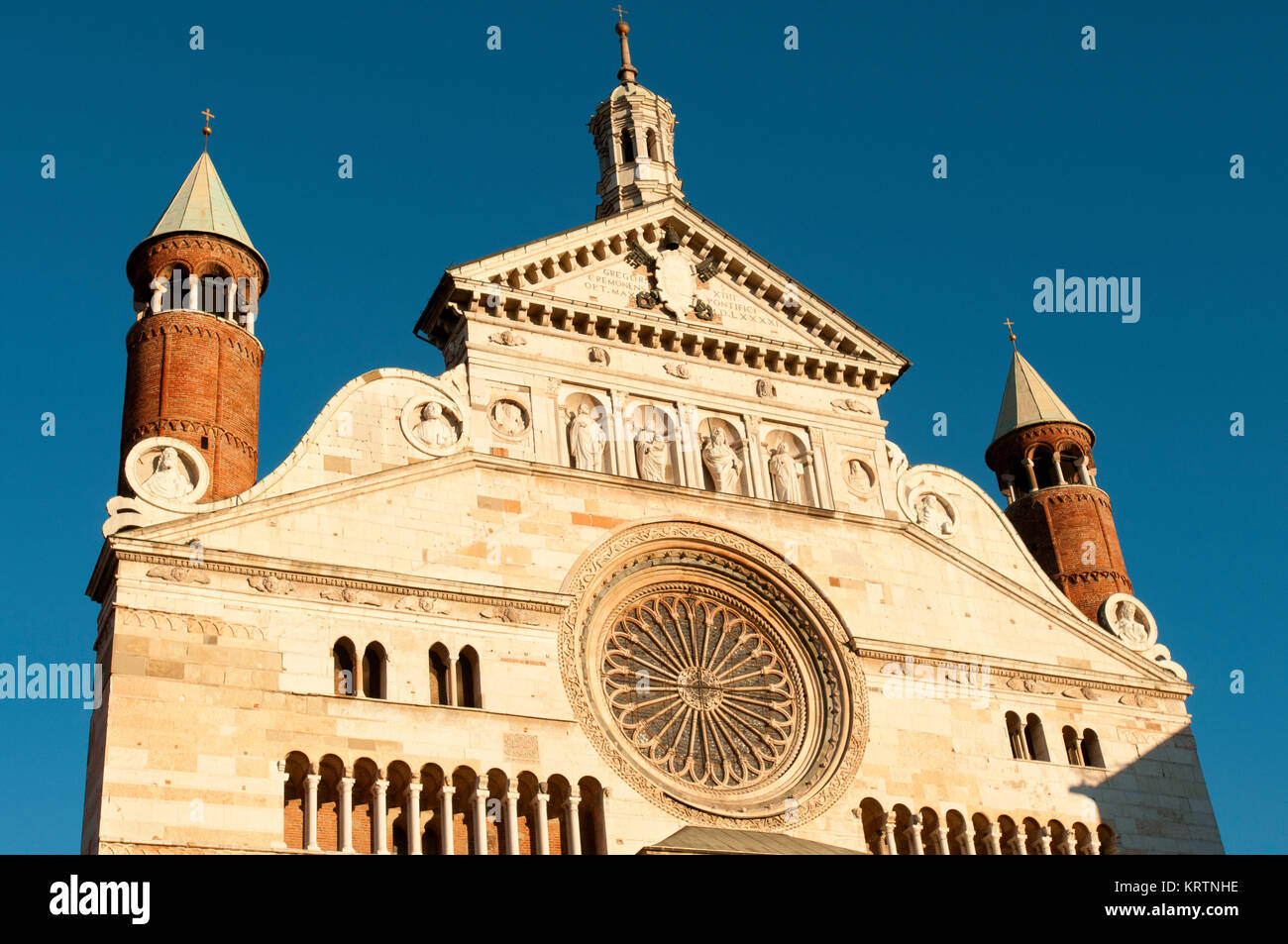 La Cathédrale de Crémone (Italie) Banque D'Images