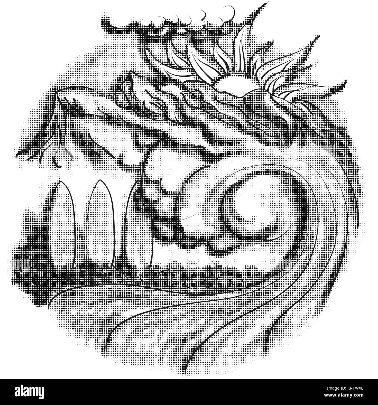 Montagnes et la mer Banque D'Images