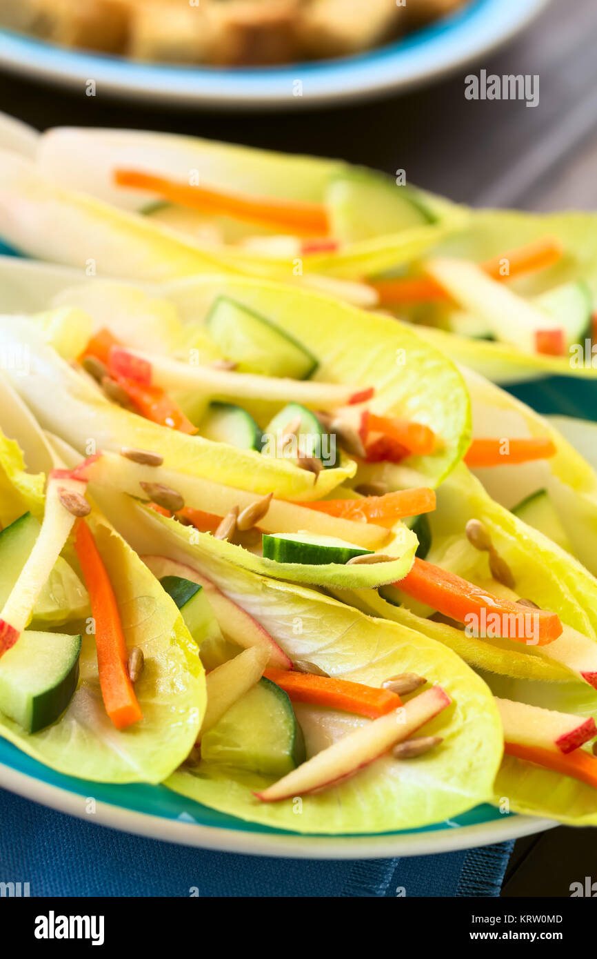 Salade d'endives Banque D'Images