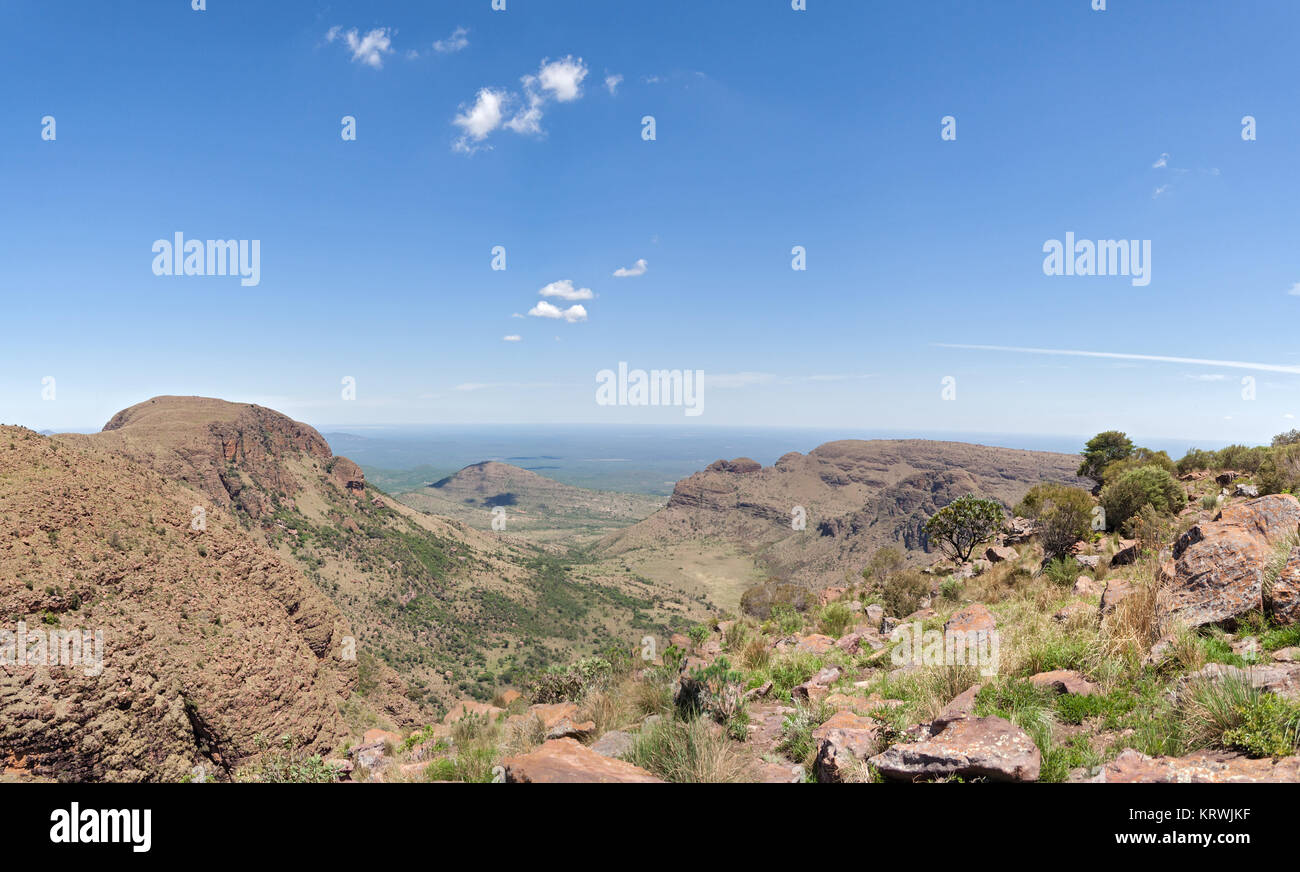 Le paysage dans le parc national de Marakele, Limpopo, Afrique du Sud Banque D'Images Le paysage dans le parc national de Marakele, Limpopo, Afrique du Sud Banque D'Images