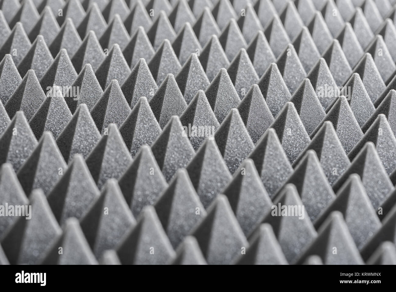 Mousse acoustique Banque d'images noir et blanc - Alamy