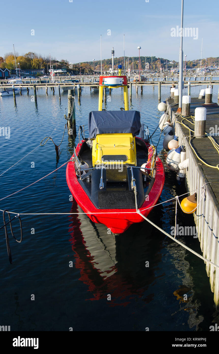 Le bateau de sauvetage en mer de la Suède Banque D'Images