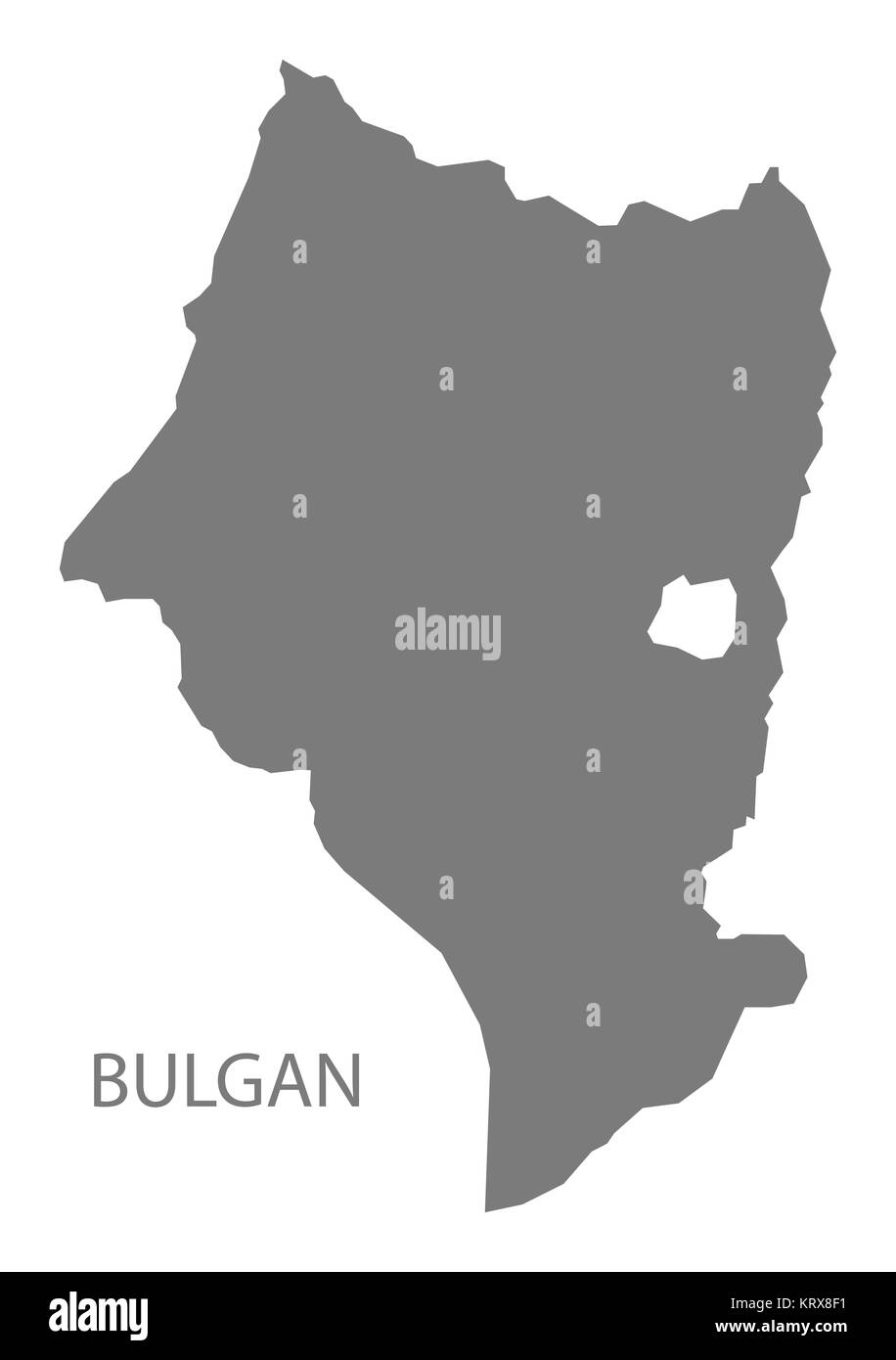 Bulgan Mongolie Site gray Banque D'Images