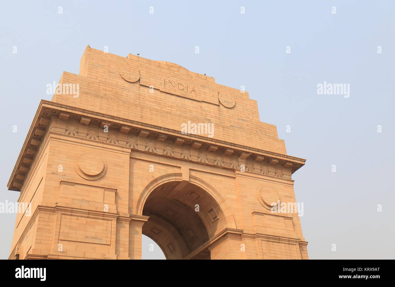 L'architecture historique de la porte de l'Inde New Delhi Inde Banque D'Images