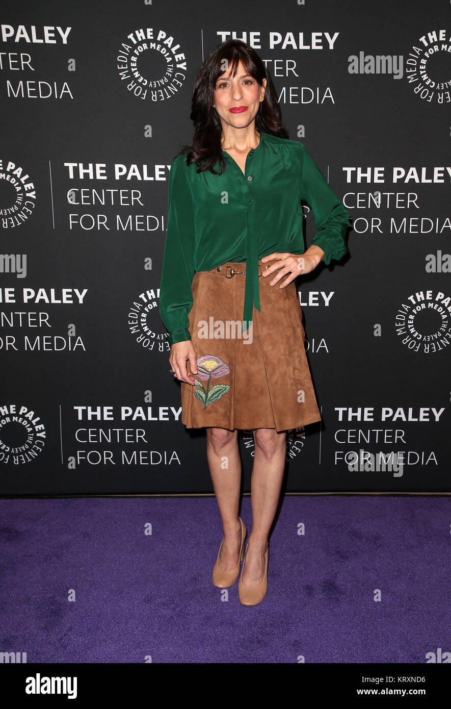 Los Angeles, Ca. Dec 21, 2017. Jessica Goldberg, au Paley Center for Media présente la voie la Saison 3 en première mondiale au Paley Center for Media à Beverly Hills, Californie le 21 décembre 2017. Credit : Faye Sadou/media/Alamy Punch Live News Banque D'Images