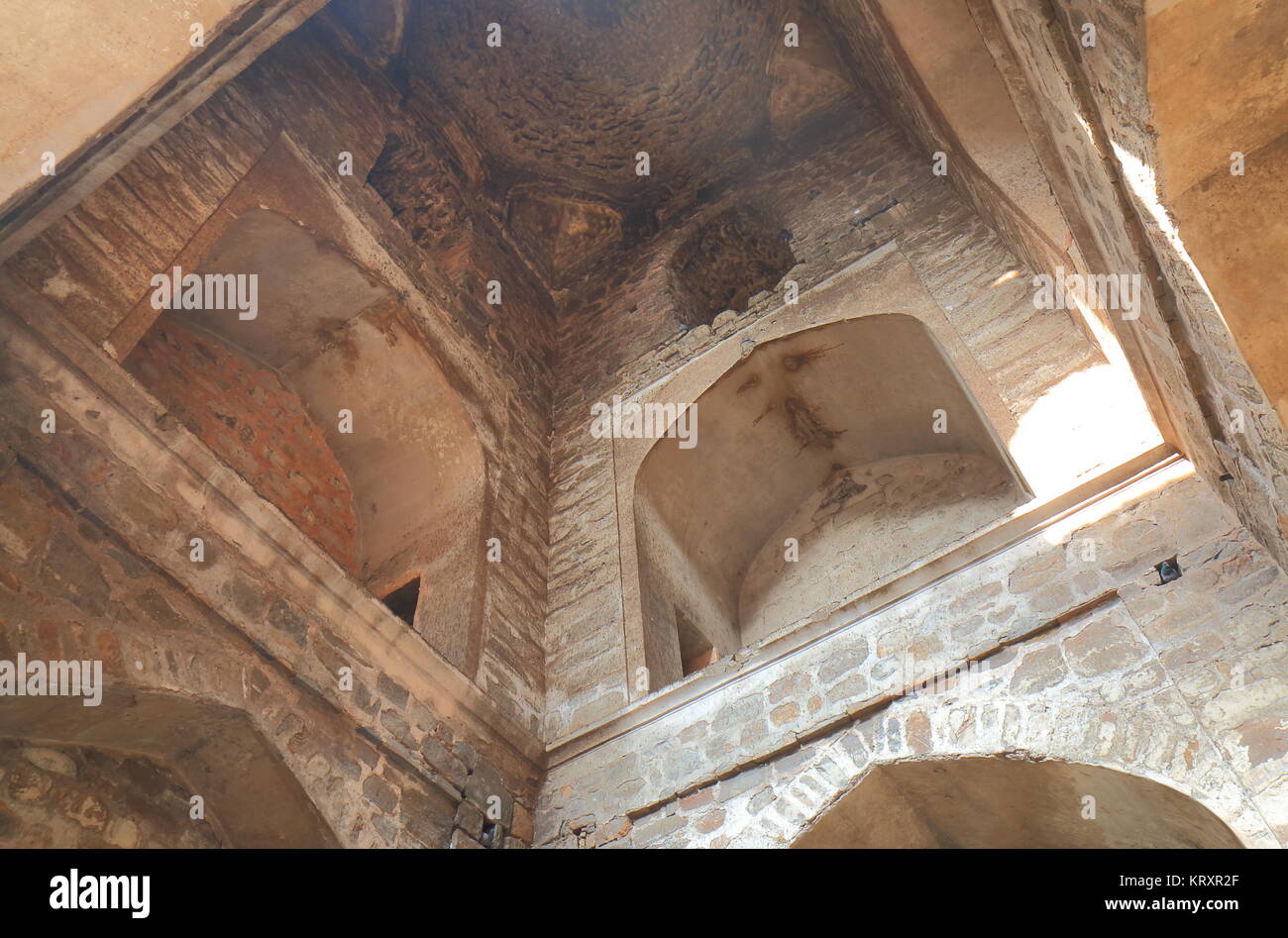 L'architecture historique Ugrasen Ki Baoli New Delhi Inde Banque D'Images