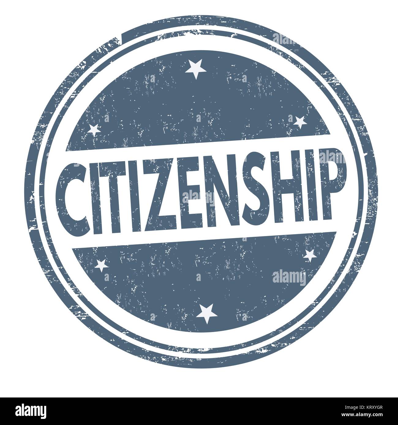 Grunge citoyenneté tampons sur fond blanc, vector illustration Illustration de Vecteur