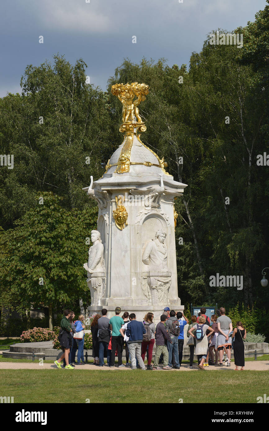 Beethoven-Haydn Mozart-Denkmal-, zoo, Berlin, Allemagne, Tiergarten, Deutschland Banque D'Images