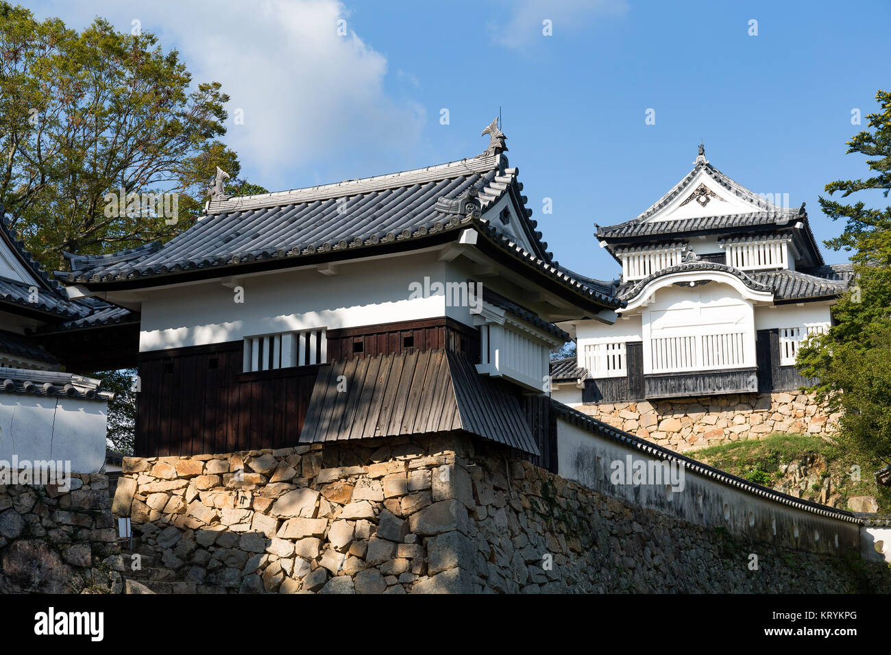 Bitchu Matsuyama Castle au Japon Banque D'Images