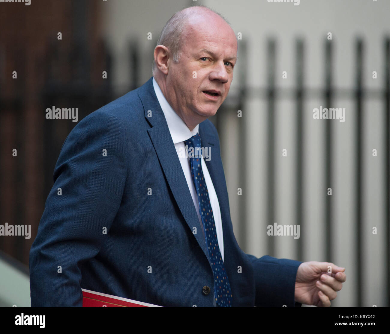 Damian Green fréquentant le Cabinet le 17.1.17. Premier Secrétaire d'État et ministre de l'Office du Cabinet Damian Green contraint de démissionner le 20 décembre 2017. Banque D'Images