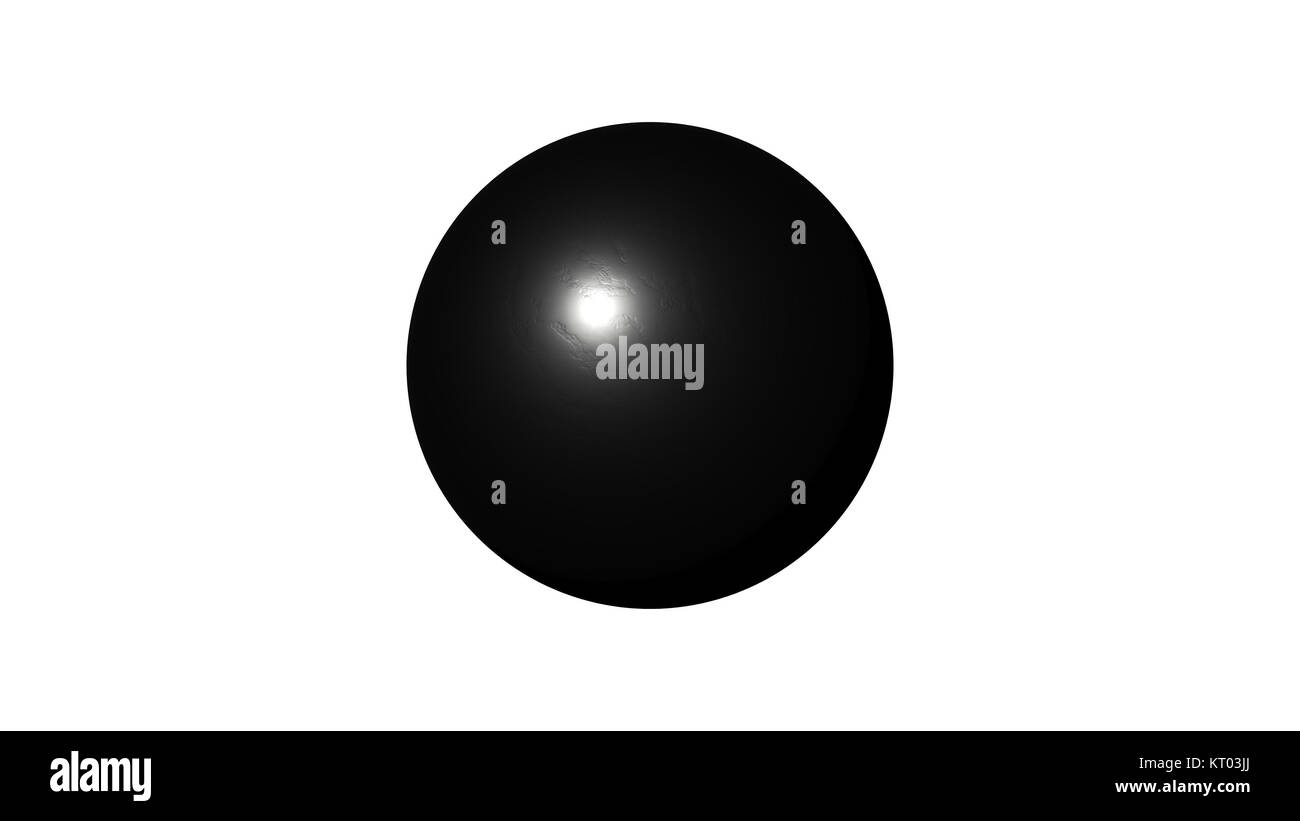 Sphere isolated over a white background Banque D'Images