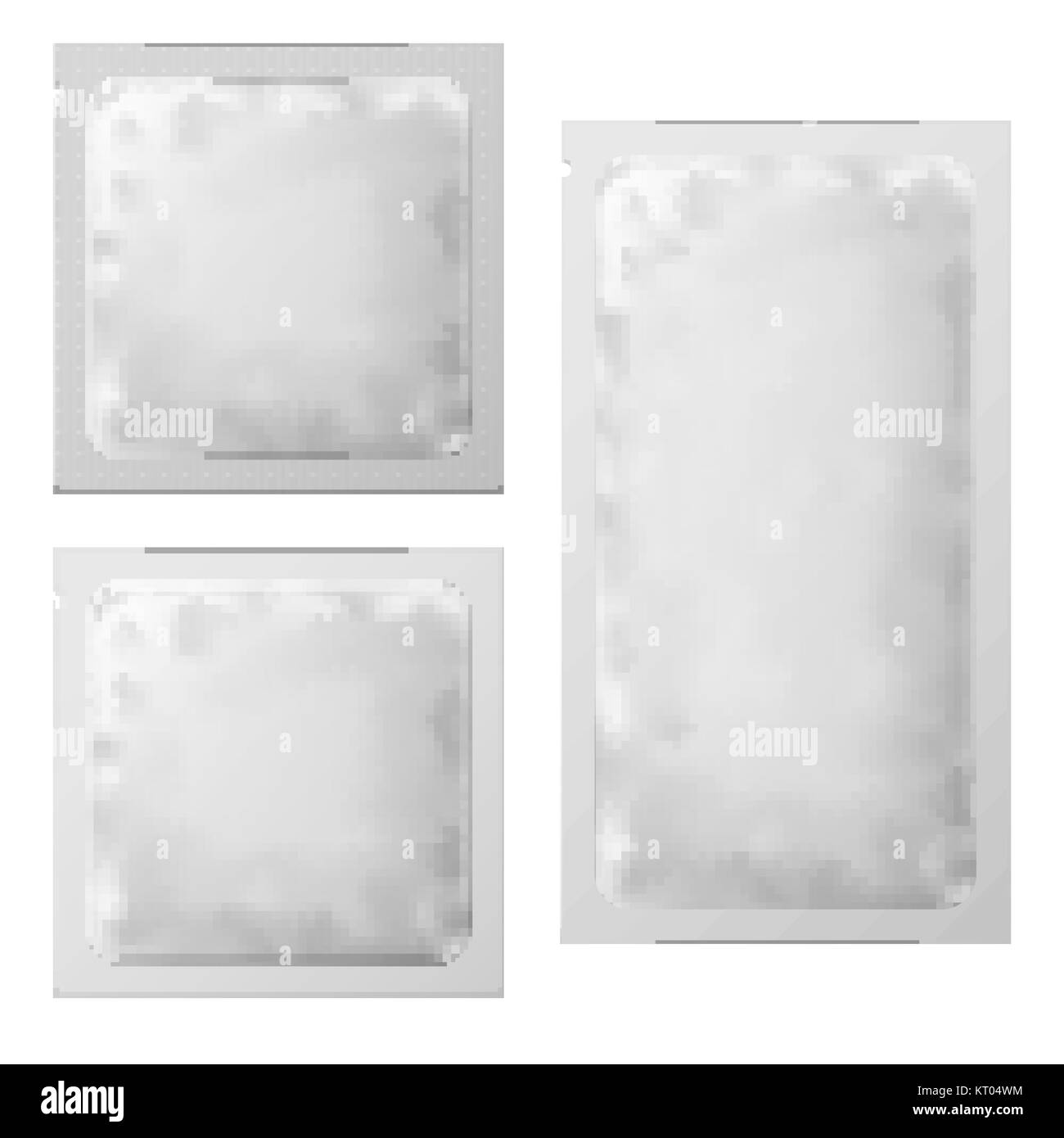 Blanc vide modèle réaliste sachet d'emballage. Condom ou aluminium pochette de lingettes humides paquet médecine. Vector illustration. Sachet blanc vide l'emballage des aliments Illustration de Vecteur Blanc vide modèle réaliste sachet d'emballage. Condom ou aluminium pochette de lingettes humides paquet médecine. Vector illustration. Sachet blanc vide l'emballage des aliments Illustration de Vecteur