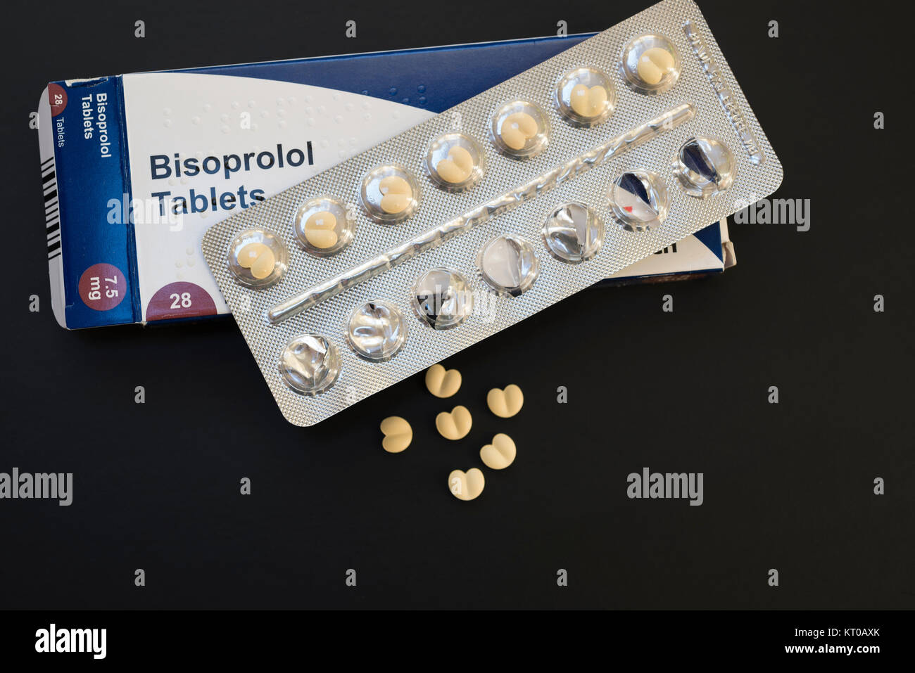 Comprimés Bisoprolol bêta dresseur de comprimés Photo Stock - Alamy