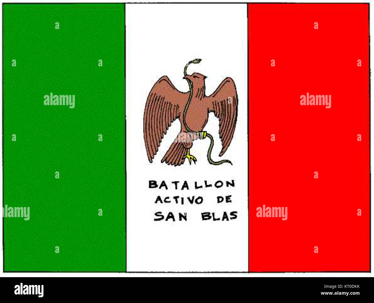 La Bandera del Batallón de San Blas est un drapeau militaire historique